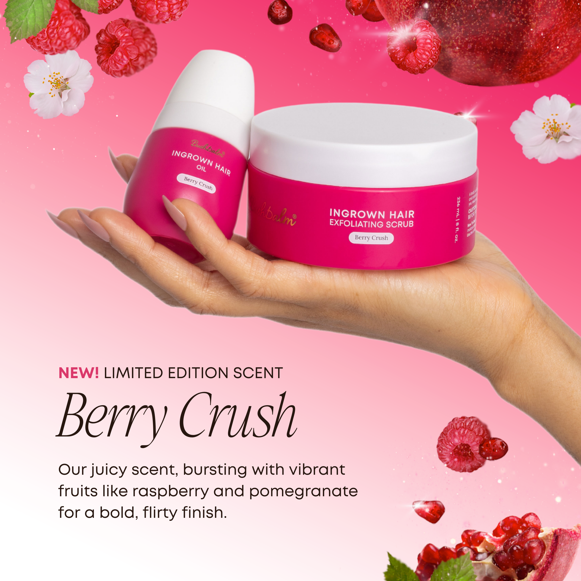 Berry Crush Ingrown Hair 2 Step Routine