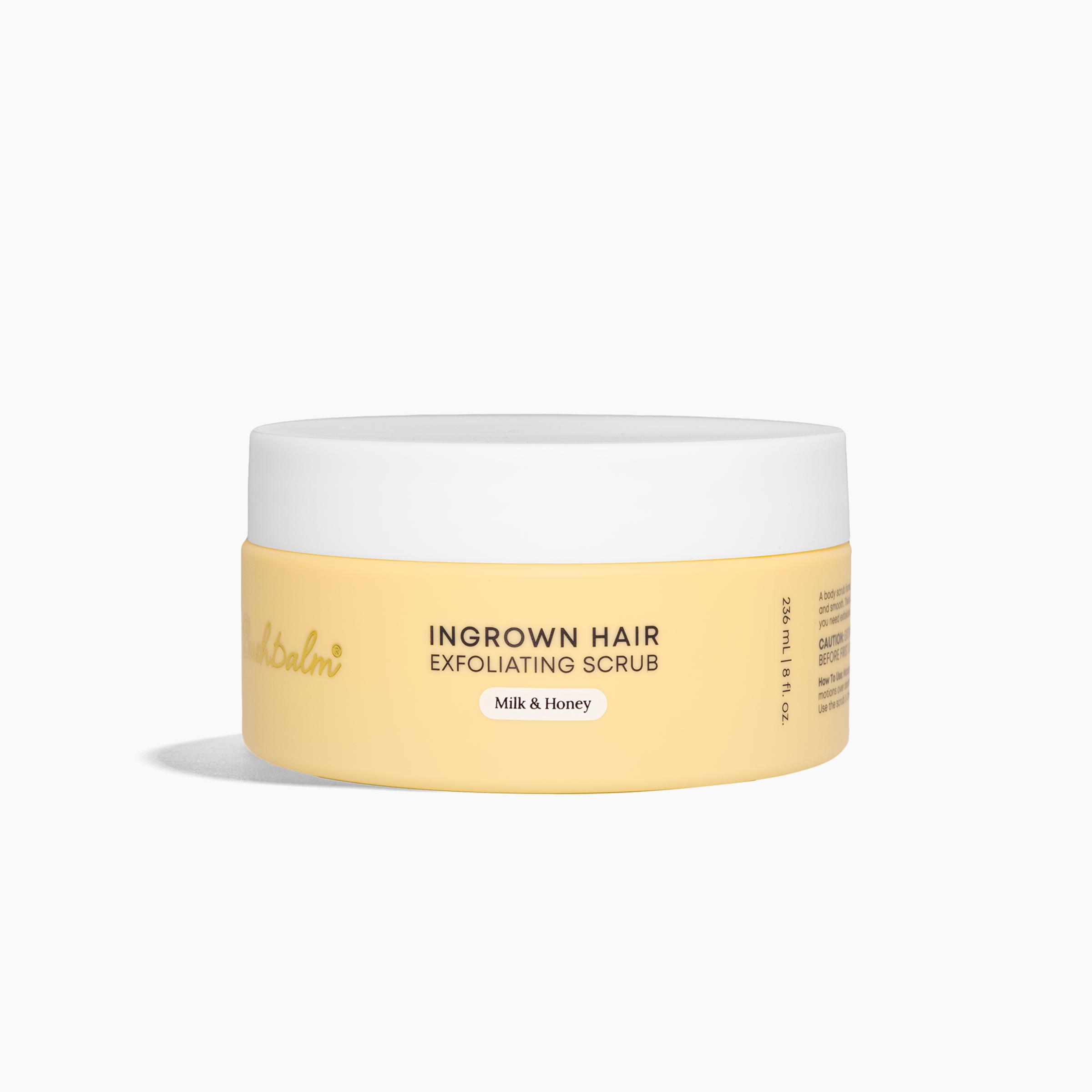 Shop Bushbalm | Milk & Honey Scrub - Ingrown Hairs & Razor Burn