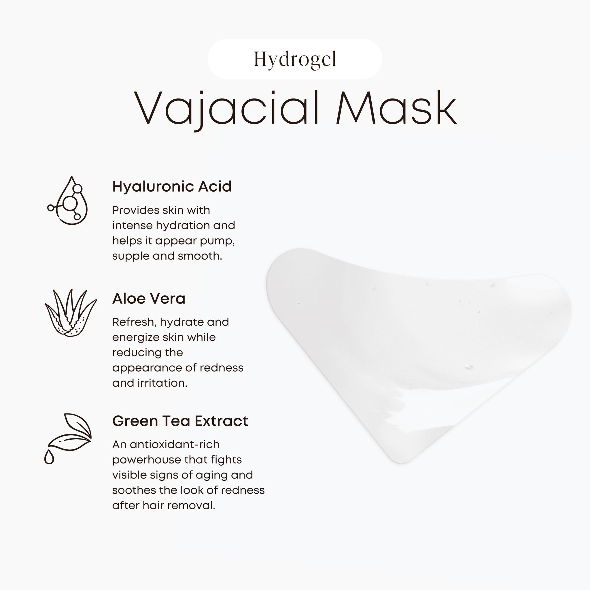 Hydrogel Vajacial Triangle Mask