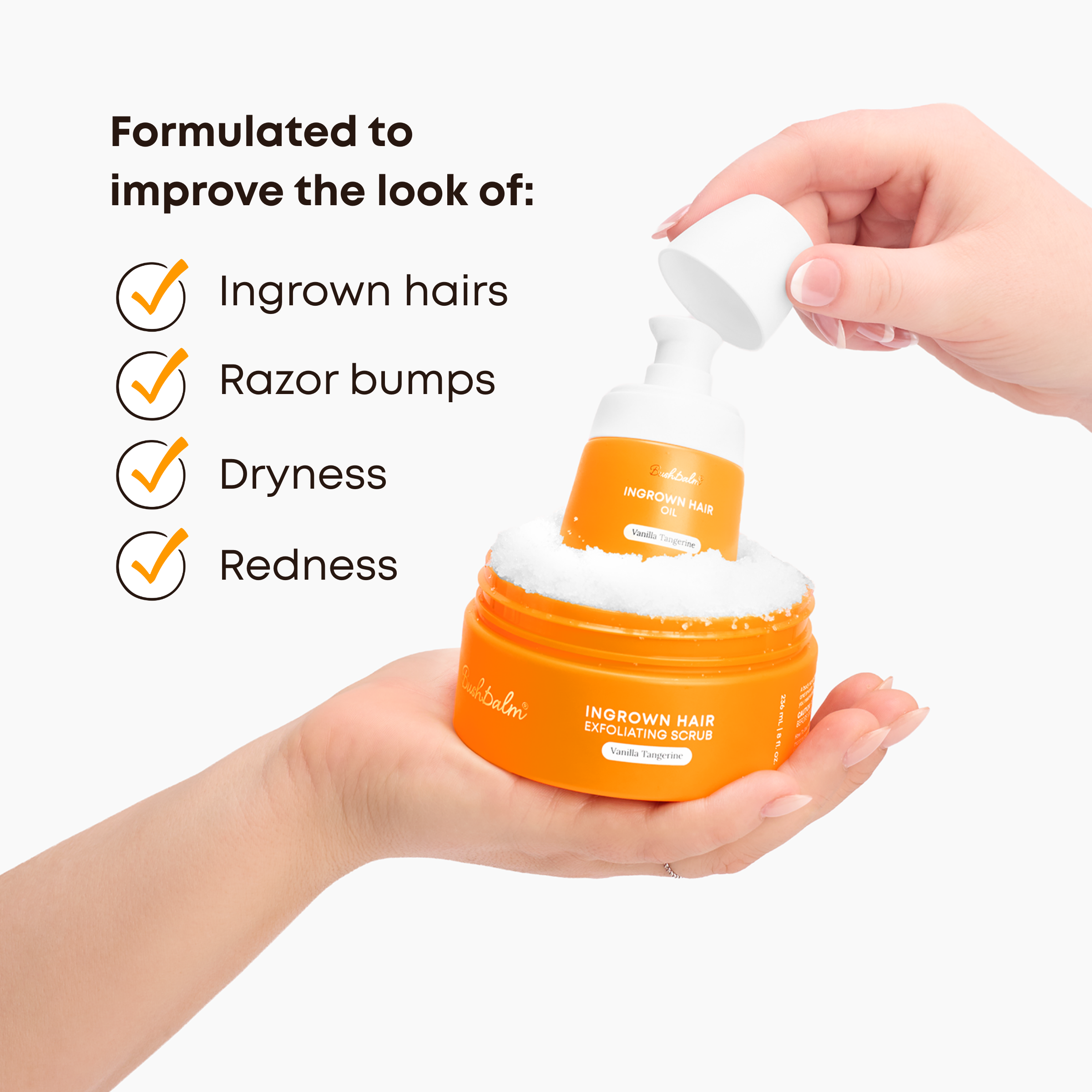 Vanilla Tangerine 3 Step Smooth Shave Routine