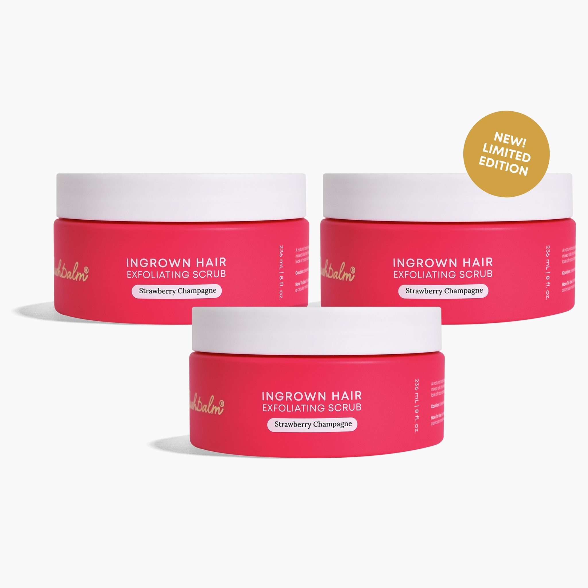 Strawberry Champagne Exfoliating Scrub Value Pack