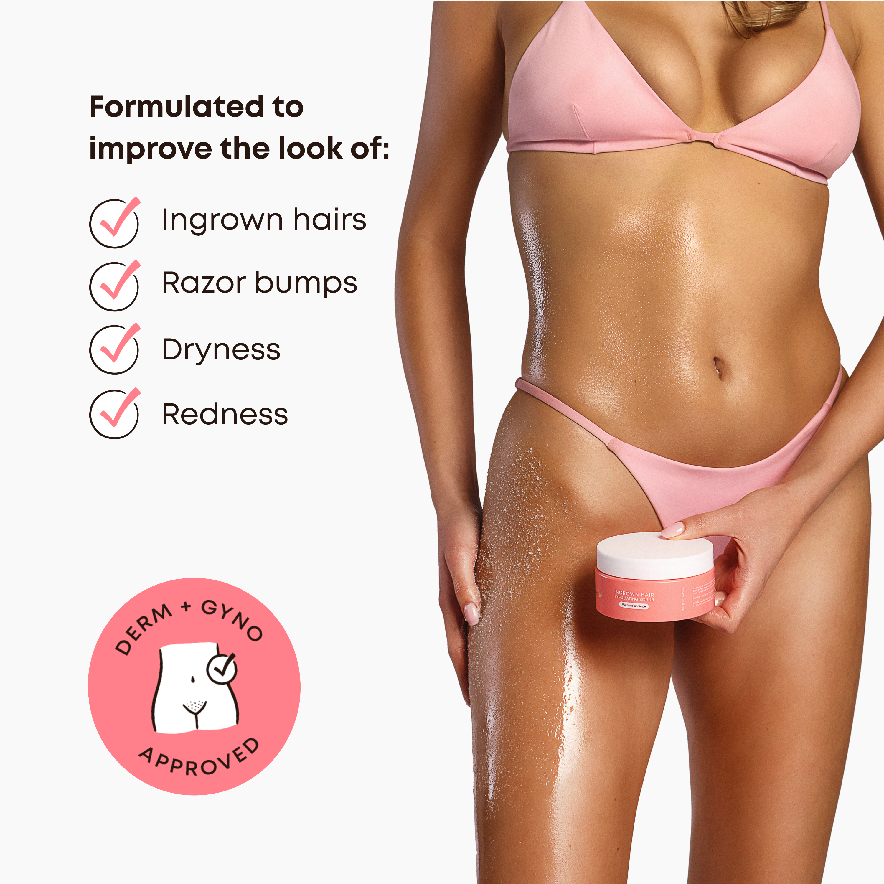 Ingrown Hair Exfoliating Scrub - Watermelon Sugar