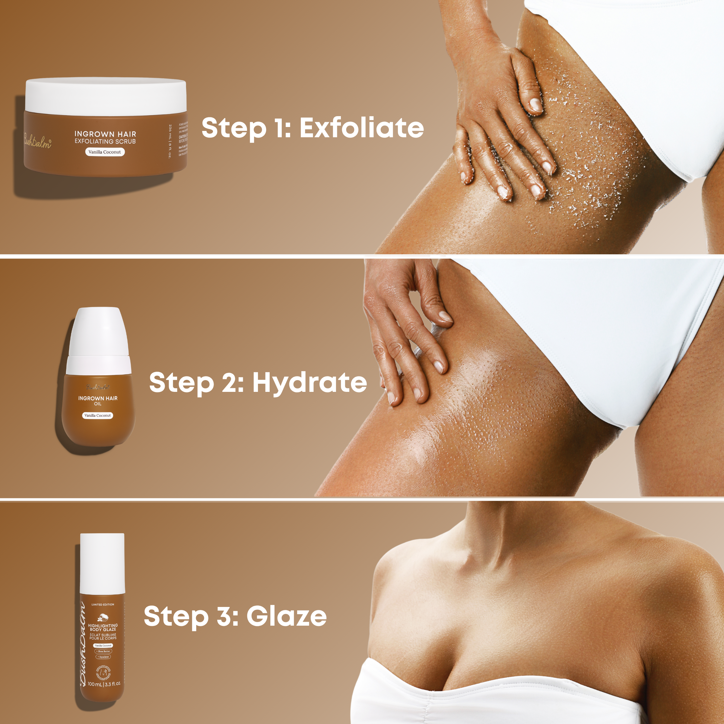 Vanilla Coconut Smooth & Glow Kit