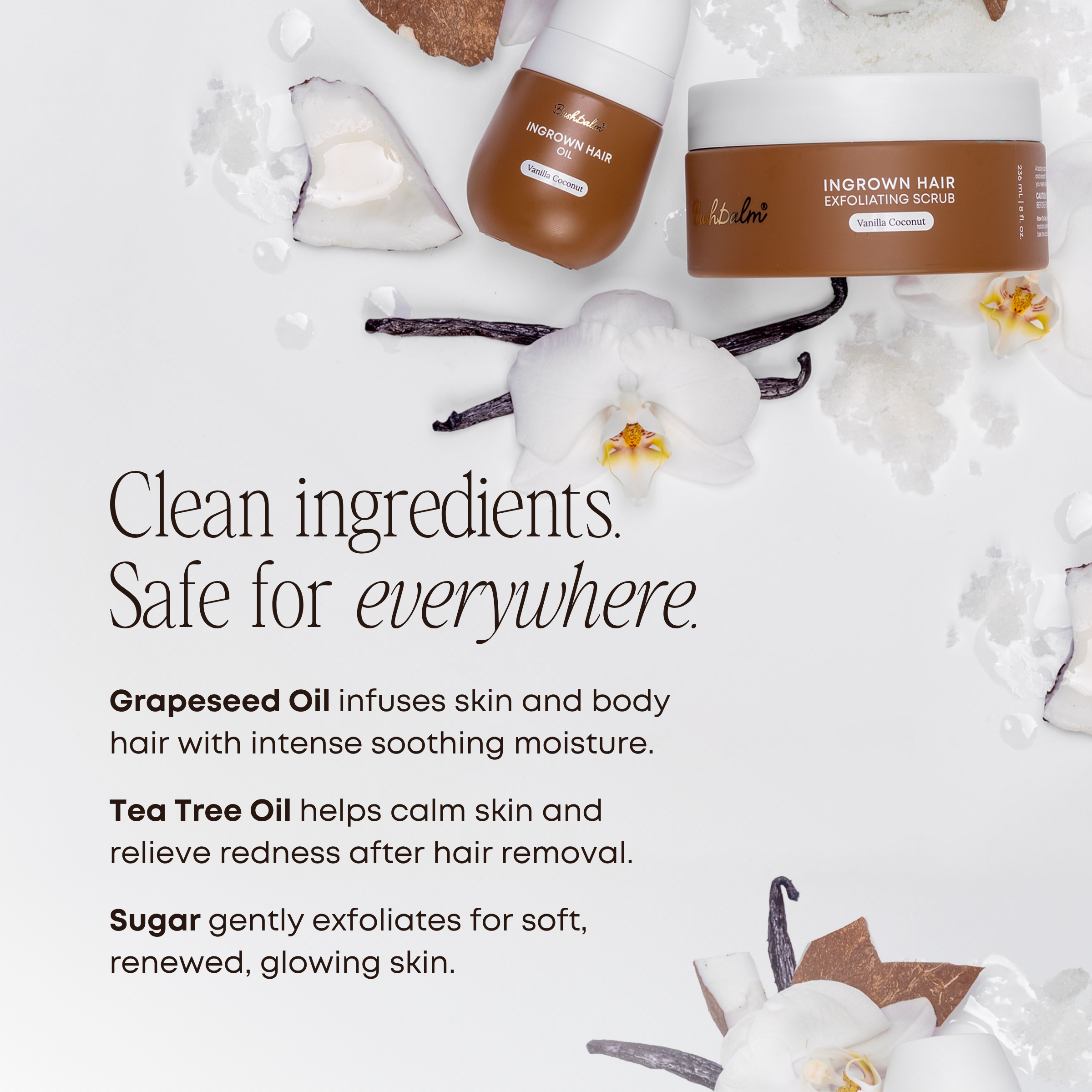 Vanilla Coconut 2-Step Ingrown Hair Routine