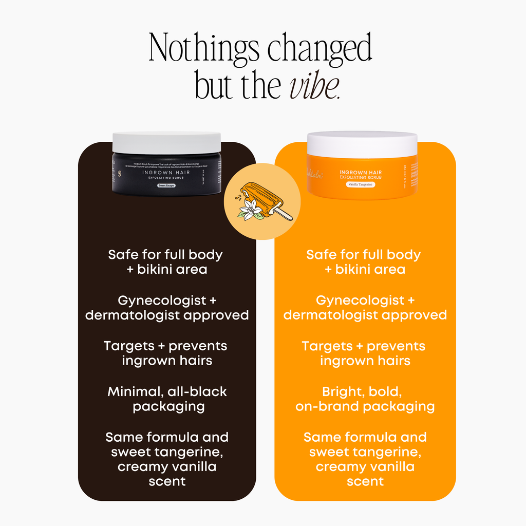 （未使用）CELLULAR RENEWING SCRUBセルラー リニューイング Shop Bushbalm | Vanilla Tangerine Scrub - Ingrown Hairs & Razor
