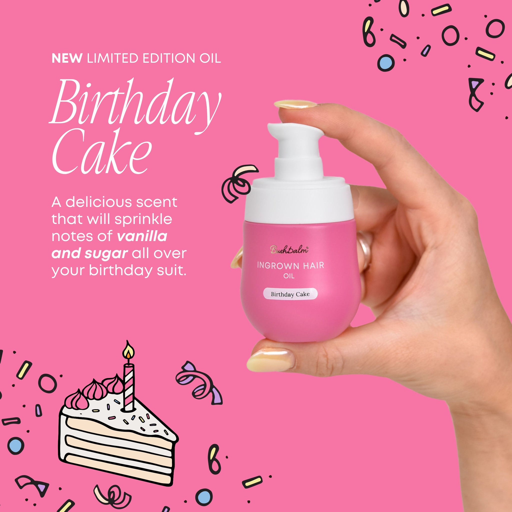 Birthday Cake Ingrown Hair Oil