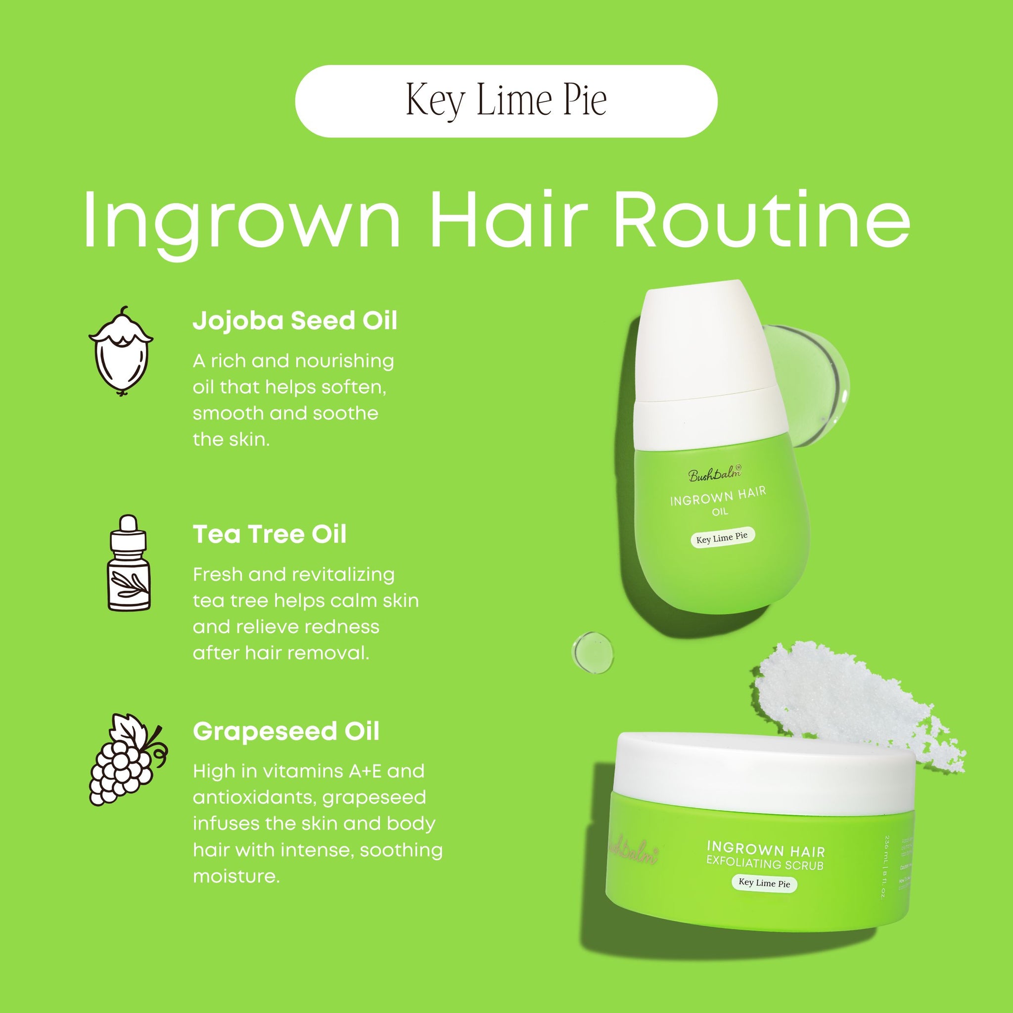Key Lime Pie Ingrown Hair 2 Step Routine