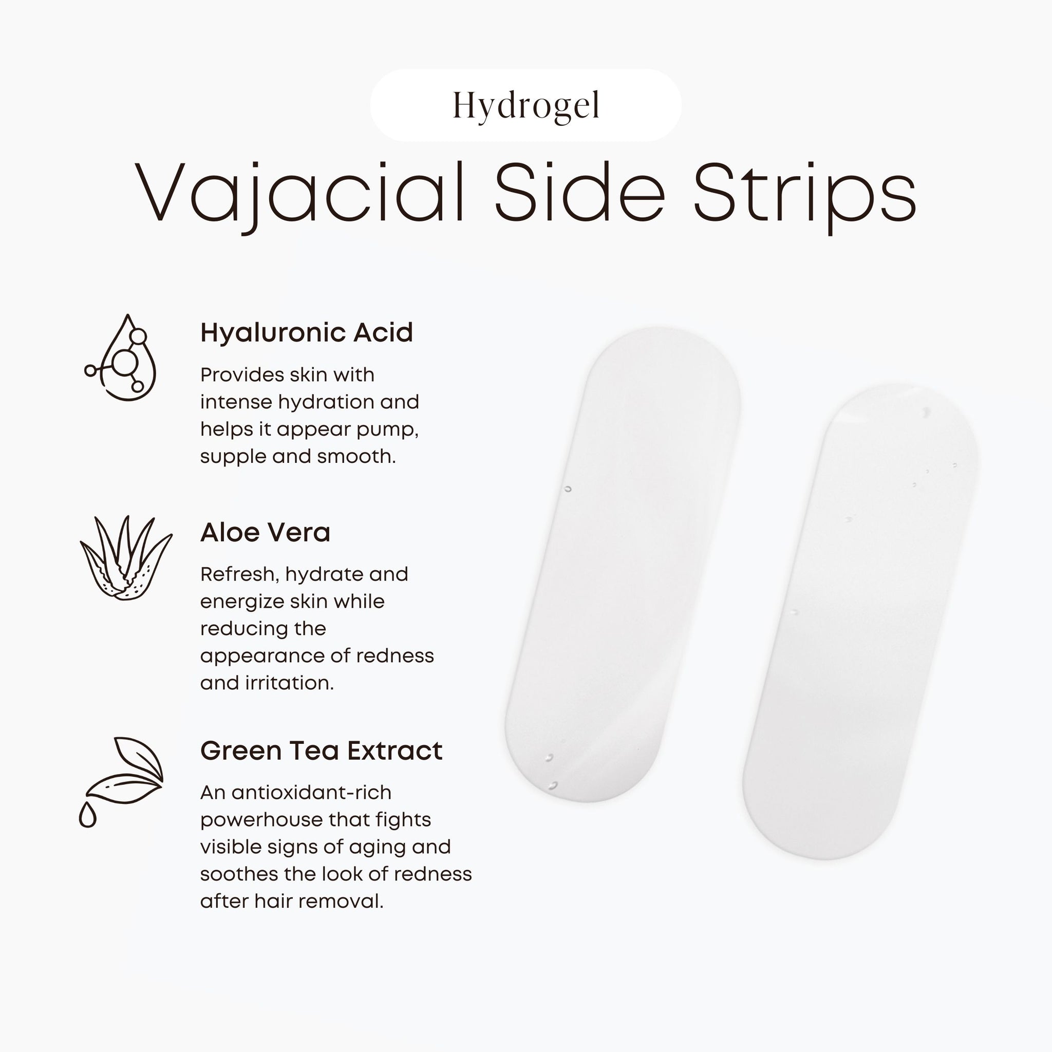 Hydrogel Vajacial Side Strips