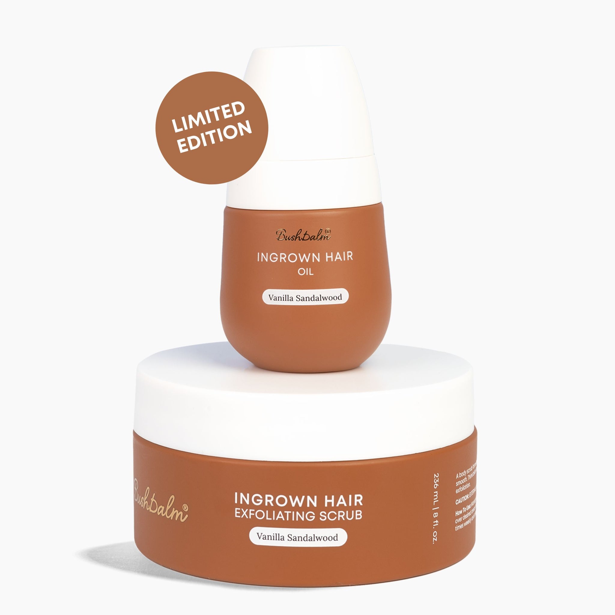 Vanilla Sandalwood Ingrown Hair 2 Step Routine