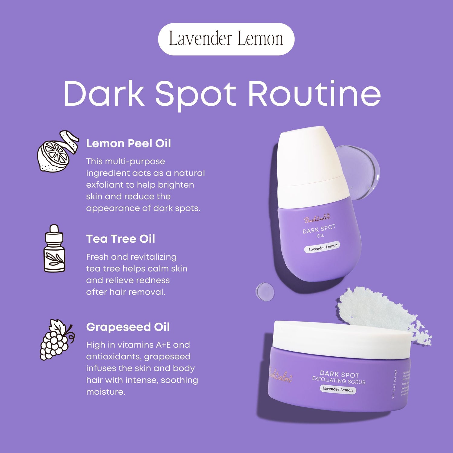 Dark Spot 2 Step Routine - Lavender Lemon